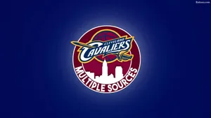 Cleveland Cavaliers City Outline Logo Wallpaper