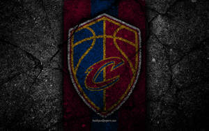 Cleveland Cavaliers Concrete Logo Wallpaper