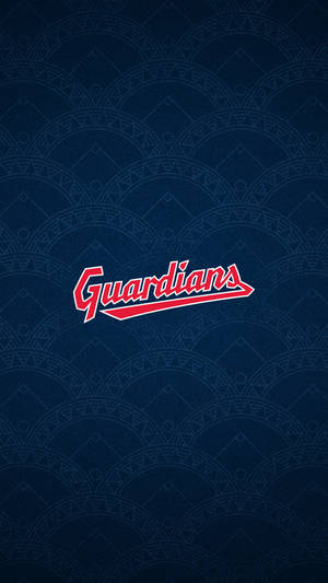 Cleveland Guardians Baseball Team Wordmark Wallpaper