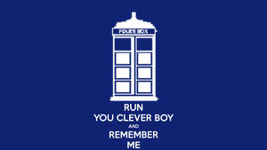 Clever Doctor Who's Tardis Wallpaper
