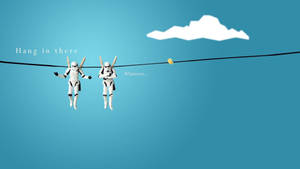 Clever Stormtroopers On Clothesline Wallpaper