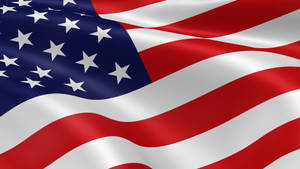 Close-up American Flag Digital Art Wallpaper