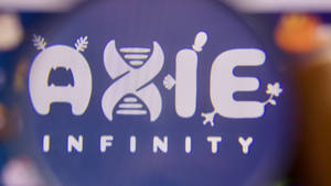 Close-up Axie Infinity Name Logo Wallpaper