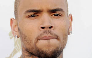 Close-up Chris Brown Wallpaper