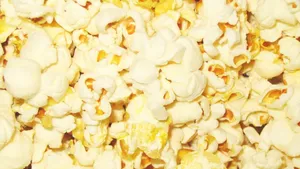 Close Up Popcorn Texture Wallpaper