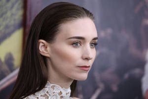 Close Up Portrait Of Rooney Mara Wallpaper