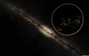 Close Up Section Of Milky Way Wallpaper