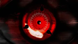 Close-up Sharingan Eye Wallpaper