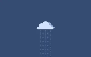 Cloud Coding Blue Wallpaper