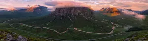 Cloud Covered Mountain Wallpaper