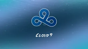 Cloud9 Multicolored Galaxy Logo Wallpaper