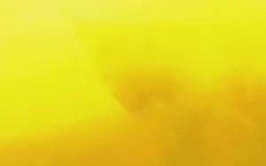 Cloudy Paint In Yellow Aesthetic Desktop Wallpaper