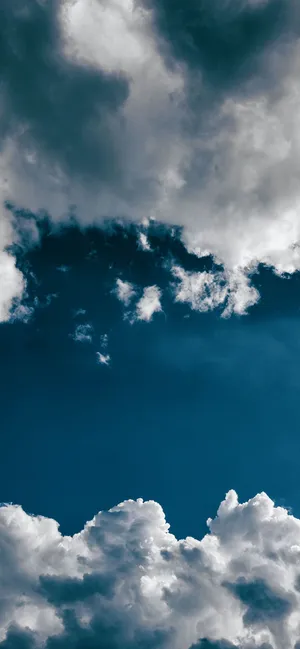 Cloudy Sky Iphone Amoled Wallpaper