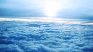 Cloudy Sky View Wallpaper