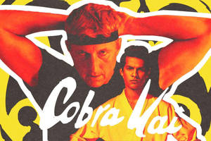 Cobra Kai In Retro Artwork Wallpaper