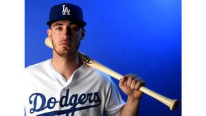 Coby Bellinger Baseball Portrait Wallpaper