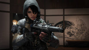 Cod Black Ops 4 Badass Woman Wallpaper