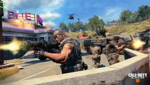 Cod Black Ops 4 Burning Diner Wallpaper