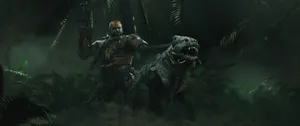 Cod Black Ops 4 Man With Dog Wallpaper