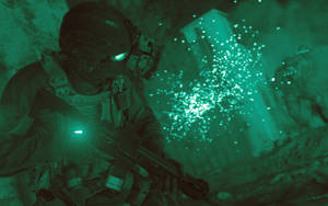 Cod Modern Warfare Soldiers Night Vision Wallpaper