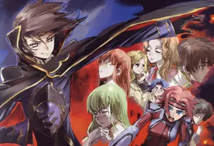 Code Geass Characters Artwork Wallpaper