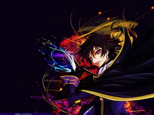 Code Geass Neon Lelouch Hd Wallpaper