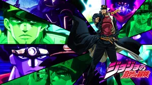 Collage Jotaro Kujo Jojo's Bizarre Adventure Wallpaper