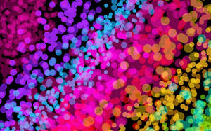 Color Brush Spots Wallpaper