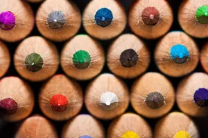Color Pencils Stack Wallpaper