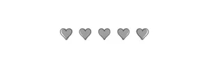 Color White With Gray Hearts Twitter Header Wallpaper