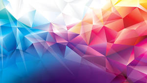 Colorful Abstract Geometric Polygons Wallpaper