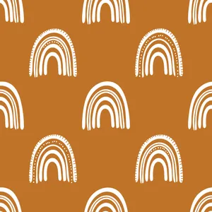 Colorful Boho Style Rainbow Wallpaper