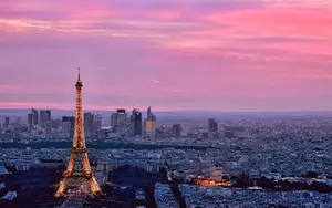 Colorful City Of Paris Wallpaper