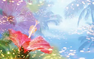 Colorful Clip Art Illustration Wallpaper