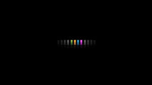 Colorful Equalizer Bars On Black Background Wallpaper