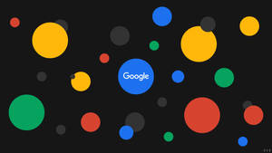 Colorful Google Polka Dots Wallpaper
