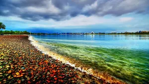 Colorful Gravel Beach Wallpaper