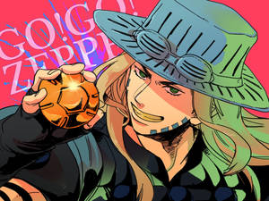 Colorful Gyro Zeppeli Digital Art Wallpaper