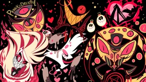 Colorful Hazbin Hotel Art Wallpaper