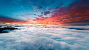 Colorful Horizon Clouds Wallpaper