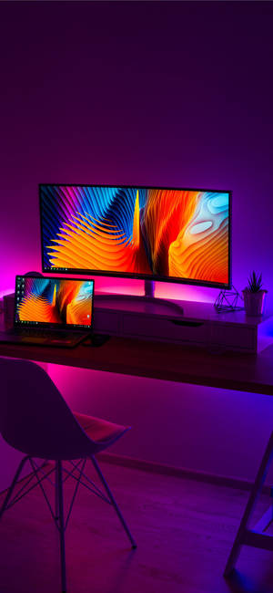 Colorful Iphone Desk Wallpaper