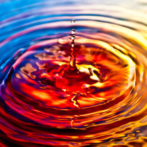 Colorful Liquid Rippling Wallpaper