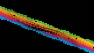 Colorful Lo Fi Pixelated Wallpaper