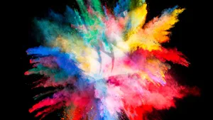 Colorful Paint Bomb Wallpaper