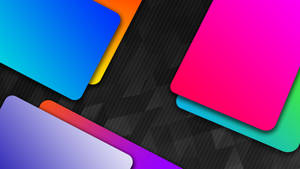 Colorful Rectangles Material Design Wallpaper