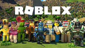 Colorful Roblox Video Game Wallpaper