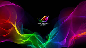 Colorful Rog Logo Wallpaper