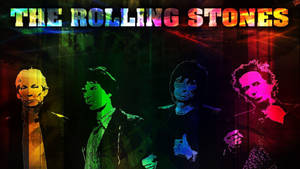 Colorful Rolling Stones Wallpaper