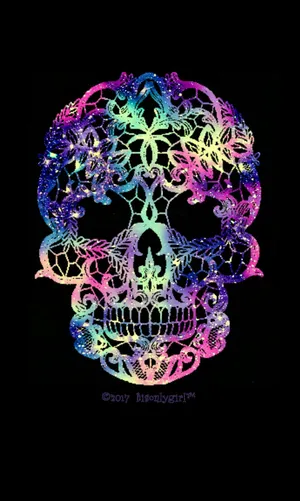 Colorful Skull Wallpaper