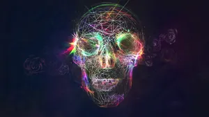 Colorful Skull Wallpaper